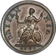 1 Farthing - Anne, United Kingdom, 1714 reverse image