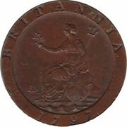 1 Farthing - George III Pattern, United Kingdom, 1797 reverse image