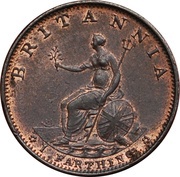 1 Farthing - George III 3rd issue, United Kingdom, 1799 reverse image