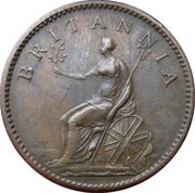 1 Farthing - George III 4th issue, United Kingdom, 1806-1807 reverse image