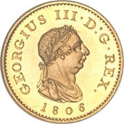 1 Farthing - George III 4th issue; Proof obverse image