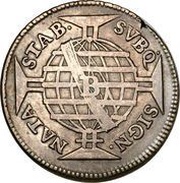 600 Réis - José I Province of Minas Gerais; Bahia Mint, Brazil, 1752-1768 reverse image