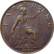 1 Farthing - Edward VII, United Kingdom, 1902-1910 reverse image