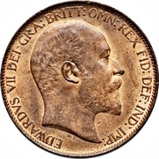 ½ Penny - Edward VII obverse image