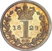 1 Penny - George IIII Maundy issues, United Kingdom, 1822-1830 reverse image
