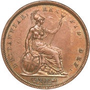 1 Penny - William IV, United Kingdom, 1831-1837 reverse image
