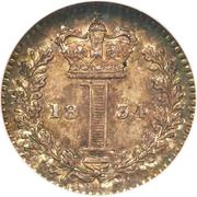 1 Penny - William IV Maundy issues, United Kingdom, 1831-1837 reverse image