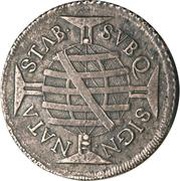 640 Réis - Pedro II Rio de Janeiro and Pernambuco Mints, Brazil, 1699-1702 reverse image