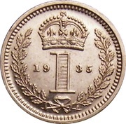 1 Penny - George V 3rd Maundy issue, United Kingdom, 1928-1936 reverse image