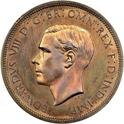 1 Penny - Edward VIII Pattern obverse image