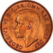 1 Penny - George VI without 'IND:IMP' obverse image
