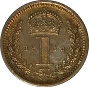1 Penny - George VI 3rd Maundy issue, United Kingdom, 1949-1952 reverse image
