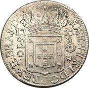 640 Réis - José I Heavy Type - Bahia, Rio de Janeiro and Lisbon Mints obverse image