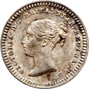 1½ Pence - Victoria 1st portrait; Colonial issue obverse image