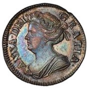 2 Pence - Anne 2nd bust; incl. Maundy obverse image
