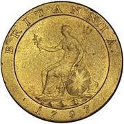 2 Pence - George III Pattern, United Kingdom, 1797 reverse image
