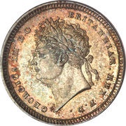 2 Pence - George IIII Maundy issues obverse image