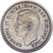 2 Pence - George VI 1st Maundy issue obverse image
