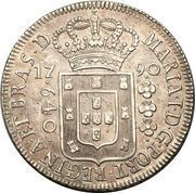 640 Réis - Maria I Lisbon and Rio de Janeiro Mints obverse image