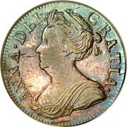 3 Pence - Anne 3rd bust; incl. Maundy obverse image