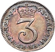 3 Pence - George III incl. Maundy, United Kingdom, 1762-1786 reverse image