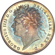 3 Pence - George IIII Maundy issues obverse image