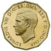 3 Pence - Edward VIII Pattern, United Kingdom, 1937 obverse image