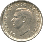 3 Pence - George VI incl. Colonial obverse image