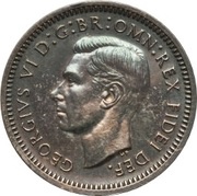 3 Pence - George VI 3rd Maundy issue obverse image