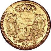 800 Réis - João V 1st Type of Shield; Bahia Mint, Brazil, 1727-1731 reverse image