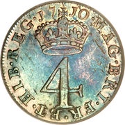 4 Pence - Anne incl. Maundy, United Kingdom, 1703-1713 reverse image