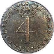 4 Pence - George II incl. Maundy, United Kingdom, 1729-1760 reverse image