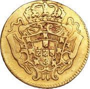 800 Réis - João V Vila Rica Mint, Brazil, 1727-1734 reverse image