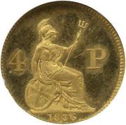 4 Pence - William IV Pattern, United Kingdom, 1836 reverse image