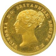 4 Pence - Victoria 1st portrait; Maundy, Gold proof obverse image