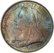 4 Pence - Victoria 3rd portrait; Maundy issues obverse image