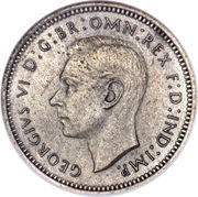 4 Pence - George VI 1st Maundy issue obverse image
