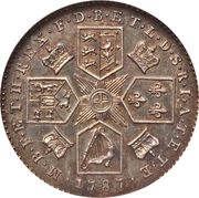 6 Pence - George III Early coinage, United Kingdom, 1787 reverse image