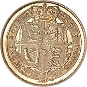 6 Pence - George III New coinage, United Kingdom, 1816-1820 reverse image