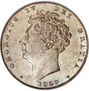 6 Pence - George IV 3rd reverse obverse image