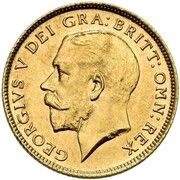 6 Pence - George V 2nd coinage; Pattern obverse image