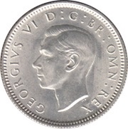 6 Pence - George VI 1st coinage obverse image