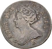 1 Shilling - Anne 2nd bust obverse image