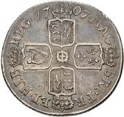 1 Shilling - Anne 2nd bust, United Kingdom, 1707-1708 reverse image