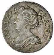 1 Shilling - Anne 'Edinburgh' bust obverse image