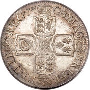 1 Shilling - Anne 3rd bust, United Kingdom, 1707-1711 reverse image