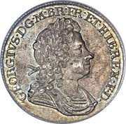 1 Shilling - George I 1st bust obverse image