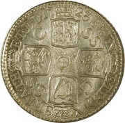 1 Shilling - George I 2nd bust, United Kingdom, 1723-1727 reverse image