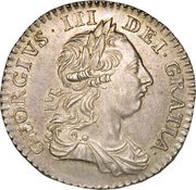 1 Shilling - George III Young bust; 'Northumberland Shilling' obverse image
