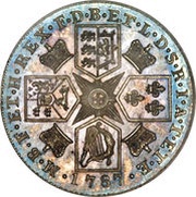 1 Shilling - George III Older bust, United Kingdom, 1787-1798 reverse image